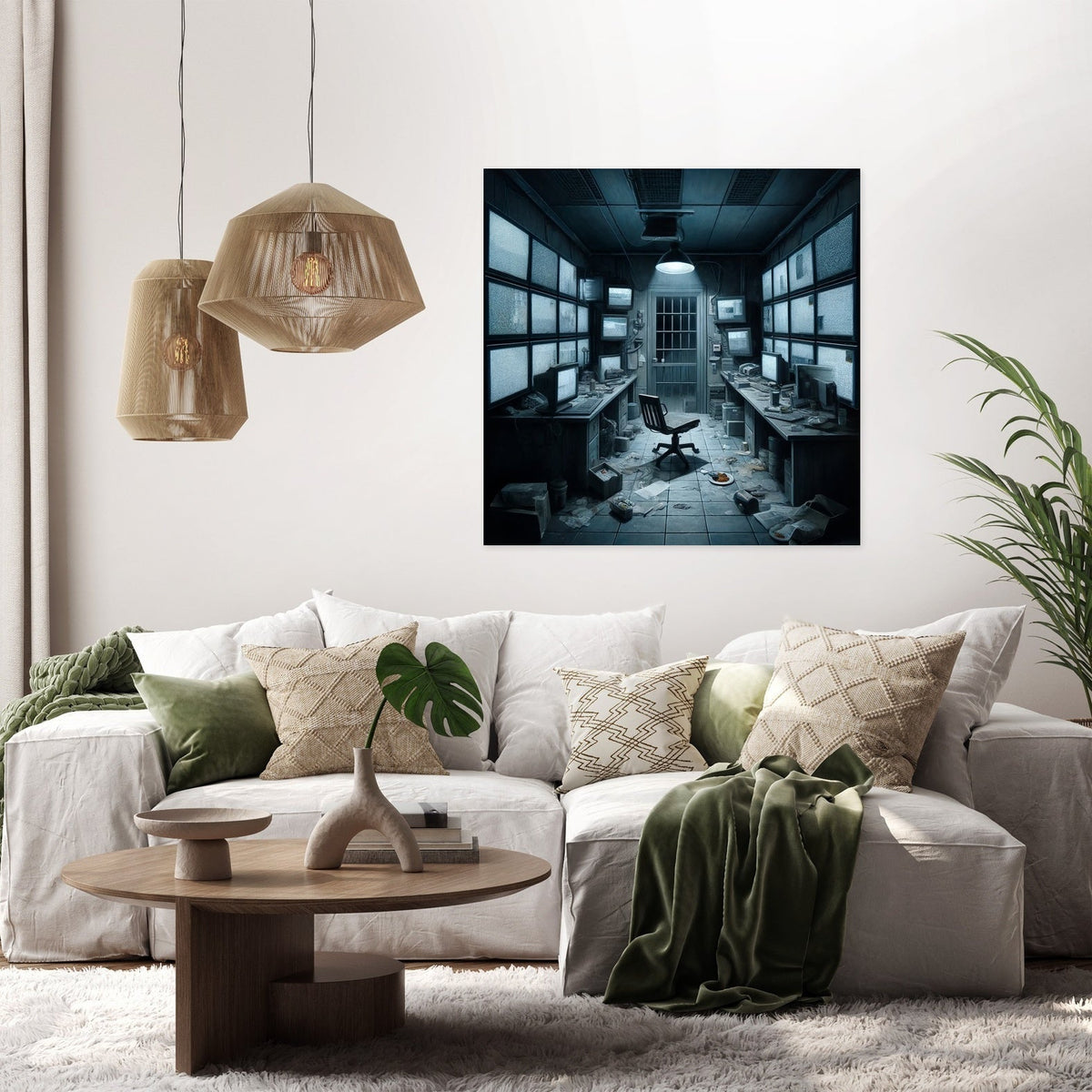 Derelict Security Office Canvas