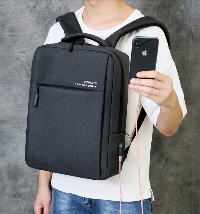 Waterproof Shockproof Laptop Backpack - Rechargeable Travel and Work Bag