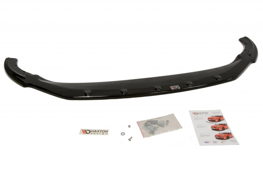 Maxton Design - Aftermarket  FRONT SPLITTER SKODA FABIA II FACELIF MODEL, STANDARD BUMPER