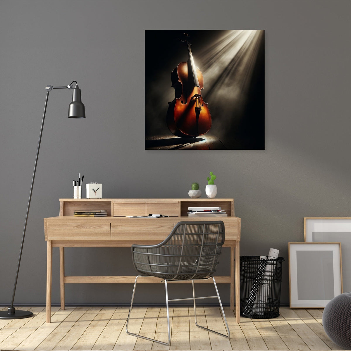 Cello's Shadow Canvas