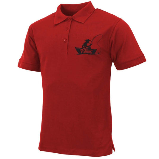 Mens Premium Comfort Fit 'Gone Fishing' Polo Shirt