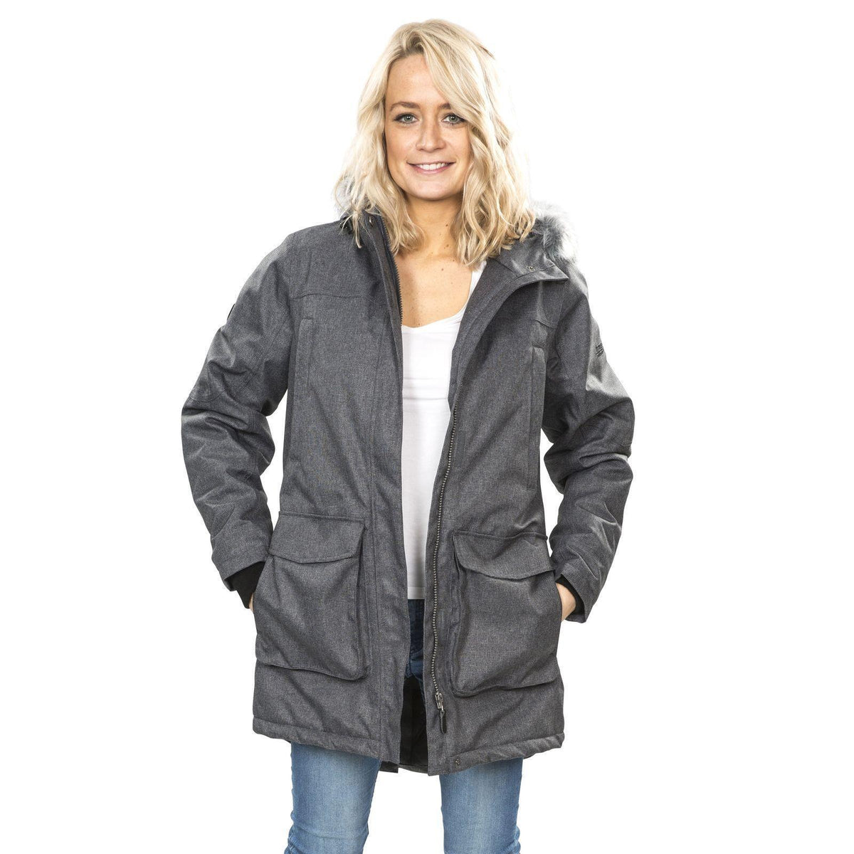 Womens Trespass Thundery Waterproof Parka Jacket