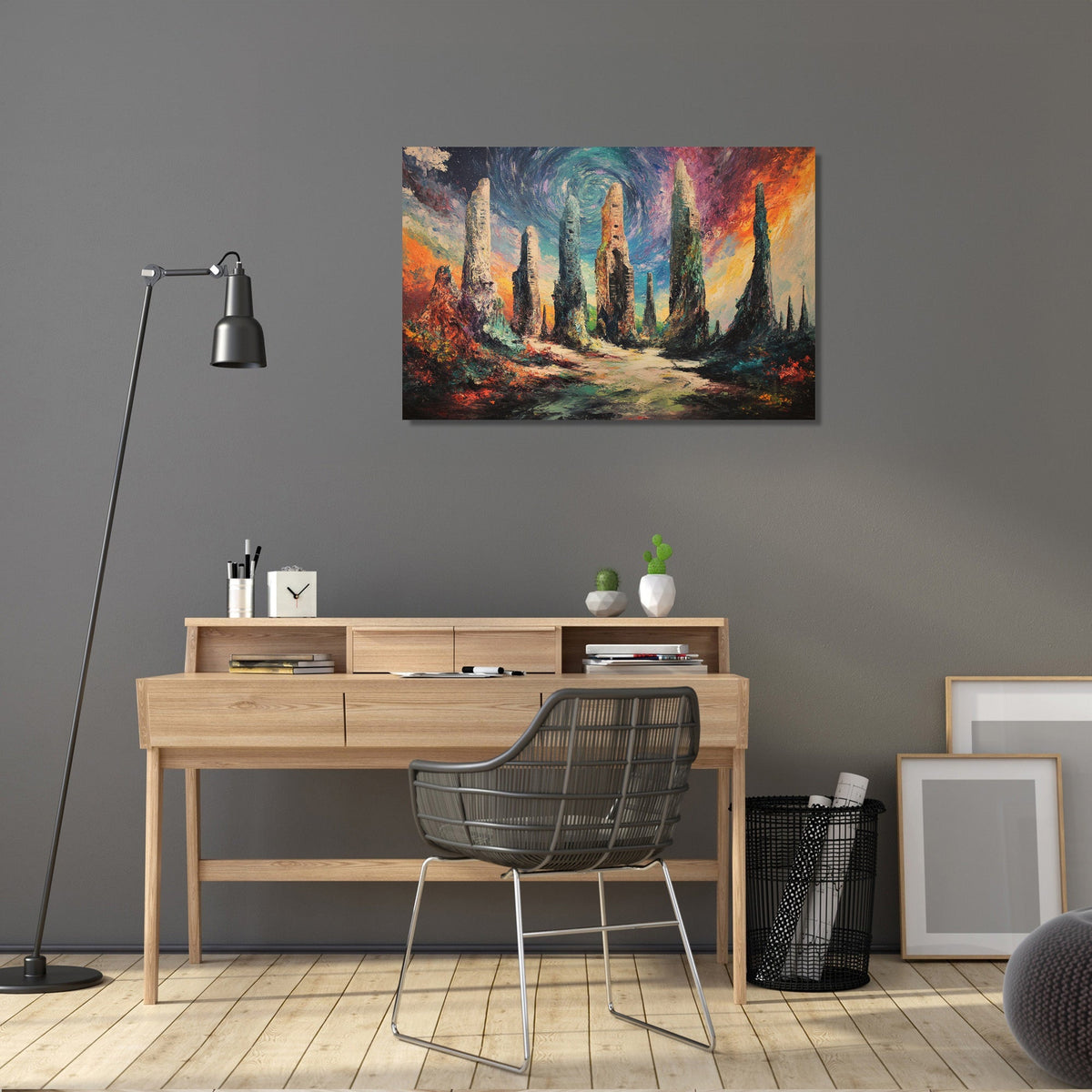 Alien Monument Canvas