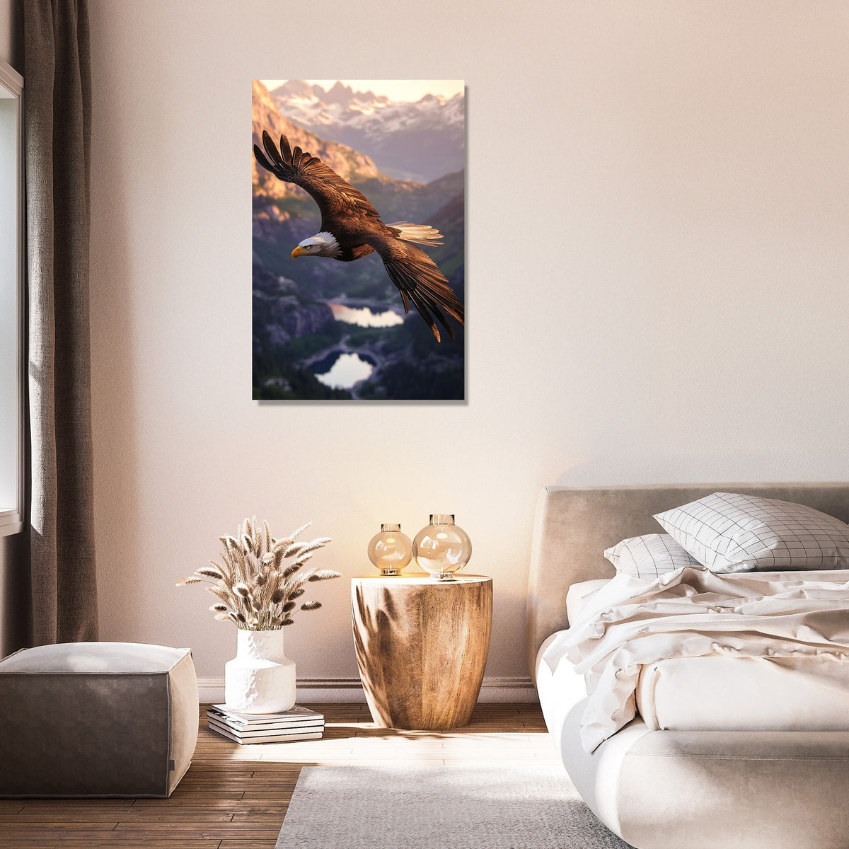 Majestic Eagle Dawn Canvas