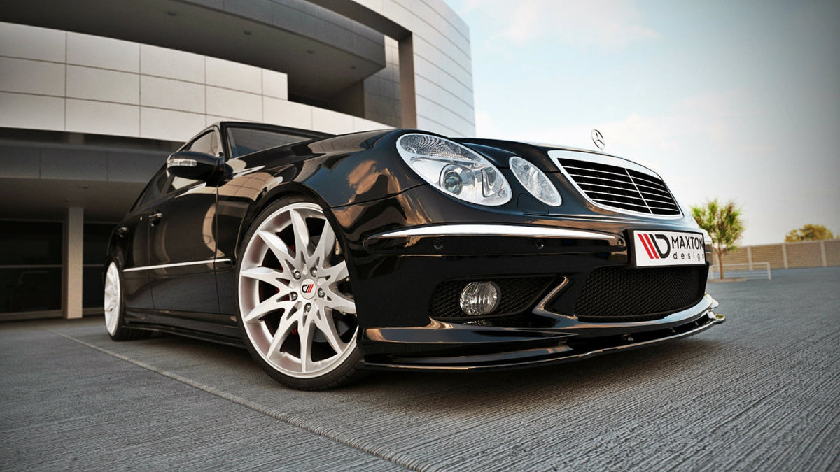 Maxton Design - Aftermarket  FRONT SPLITTER MERCEDES E W211 AMG PREFACE
