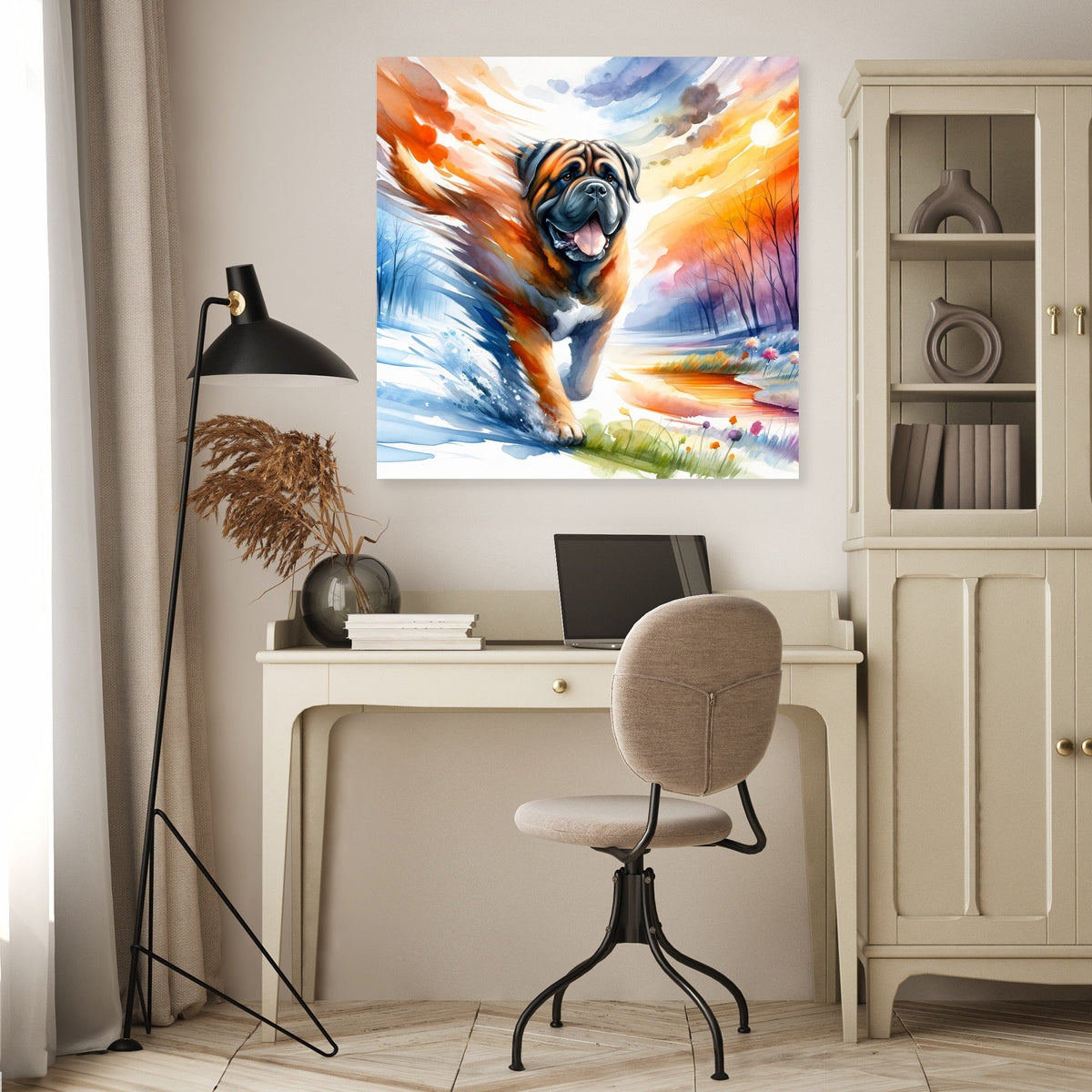 Seasons' Journey Bullmastiff Canvas