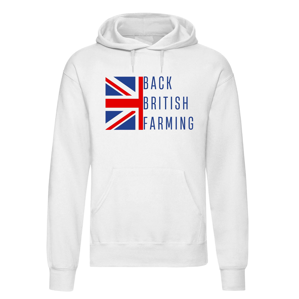 Back British Farmers Printed Hoodie