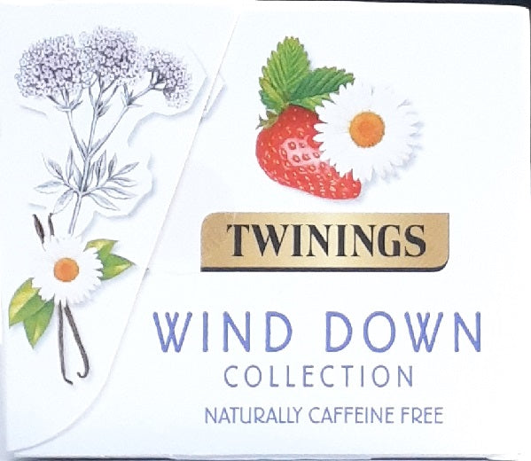 Twinings Superblends Wind Down Collection Individually Enveloped Herbal Tea Bags