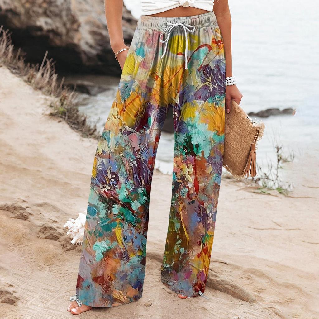Versatile Ethnic Botanical Women's Pants