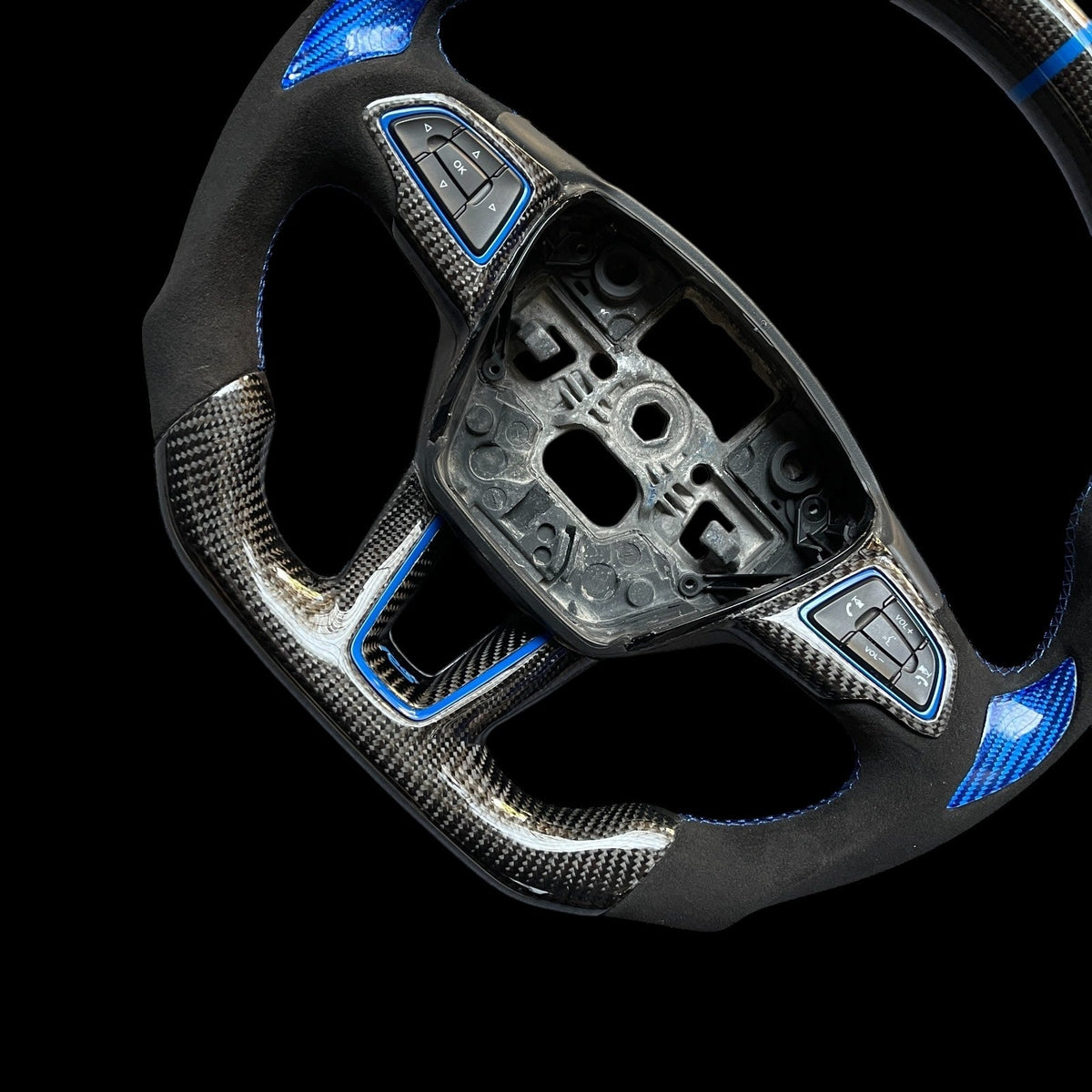 Ford Focus MK3.5 Base / ST / RS Carbon Fibre Steering Wheel (Custom 2014 - 2018)