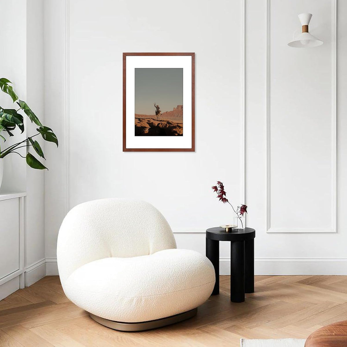 A2 Poster Frame 16.5x23.4in Natural Wood Picture Frame Acrylic Glass HOHIYO