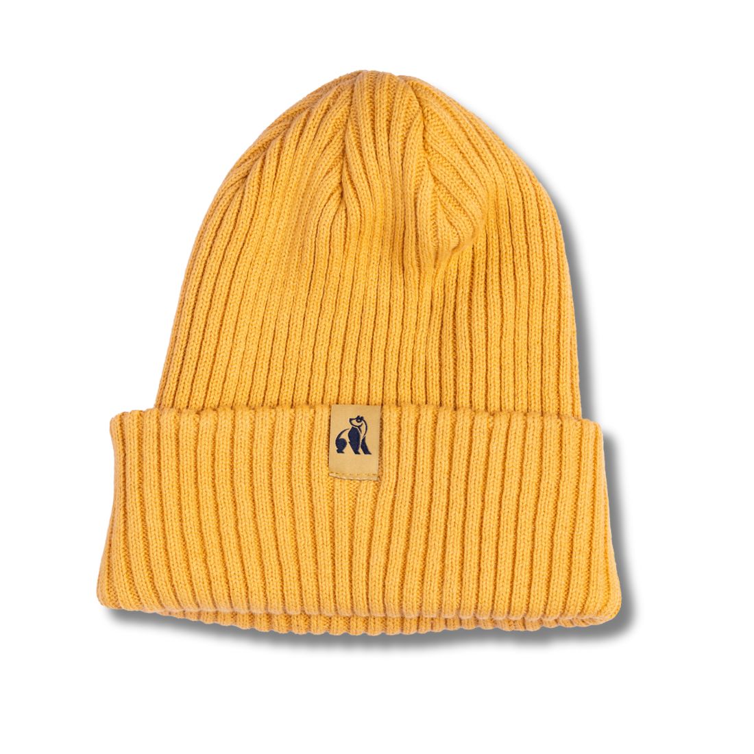 Organic Cotton Beanie - Mustard