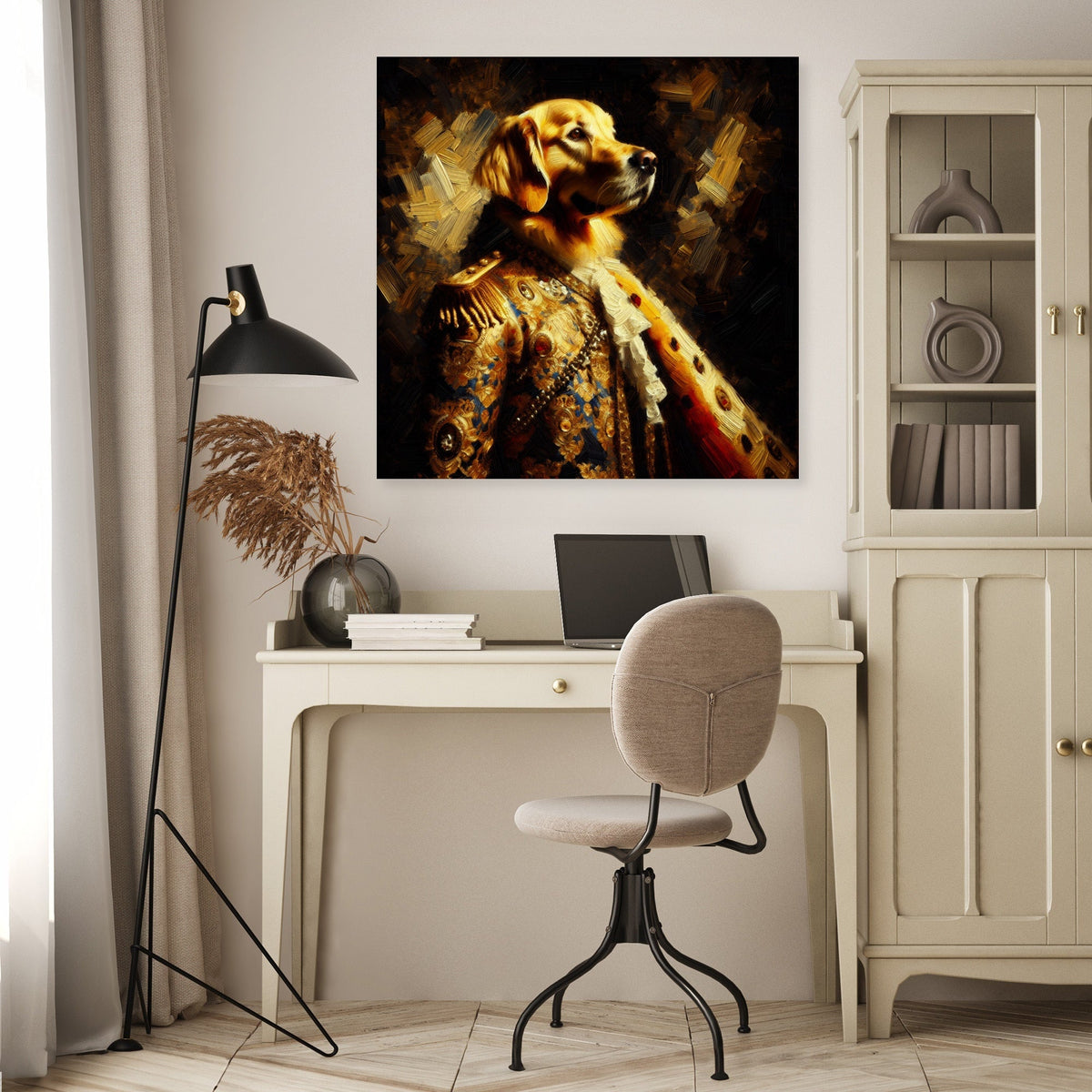 Majestic Monarch Retriever Canvas