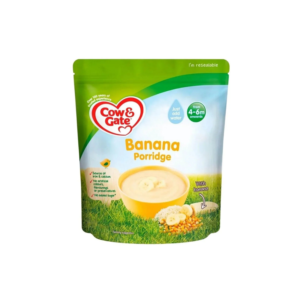 Cow & Gate 1 Banana Porridge 4-6 months 125g