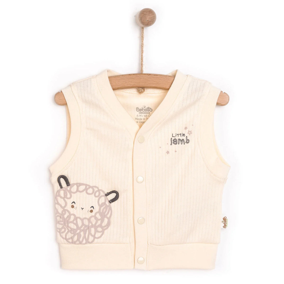 Bebetto Interlock Baby Gilet (3 Months to 12 Months)