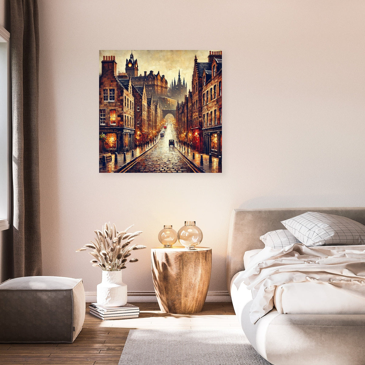 Edinburgh Evening Canvas