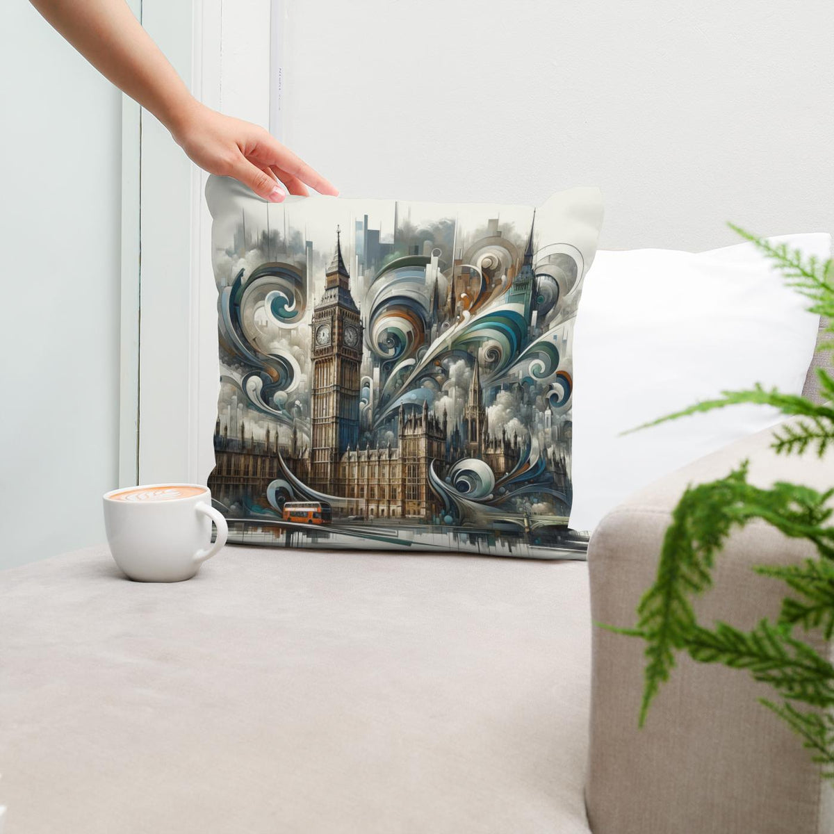 Timeless London Cotton Cushion