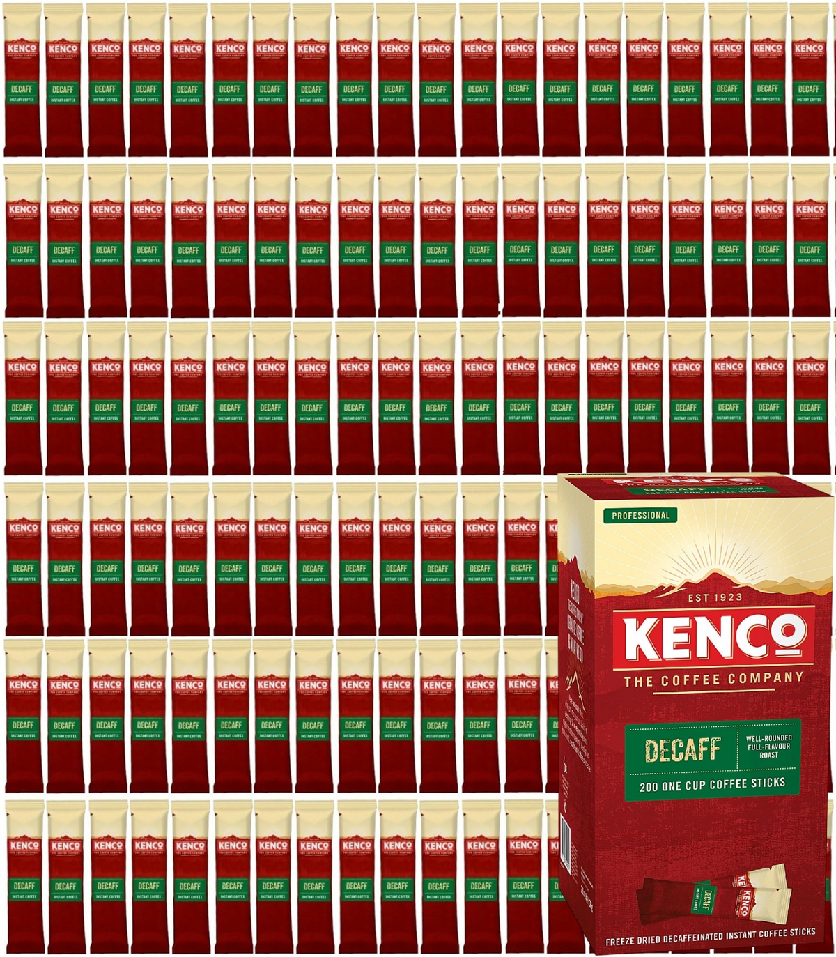 Kenco Original Decaff Individual Instant Coffee Sachets