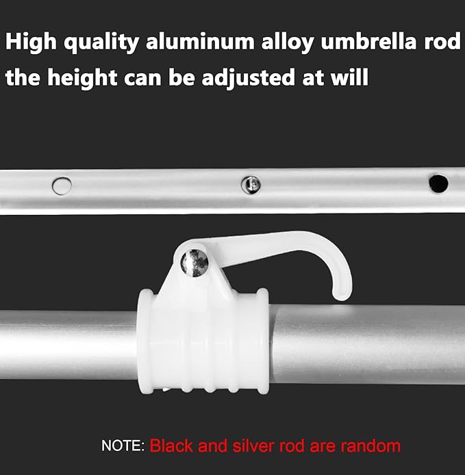 Beach Umbrella 7.2ft Portable Windproof Sun Shade STARRY CITY