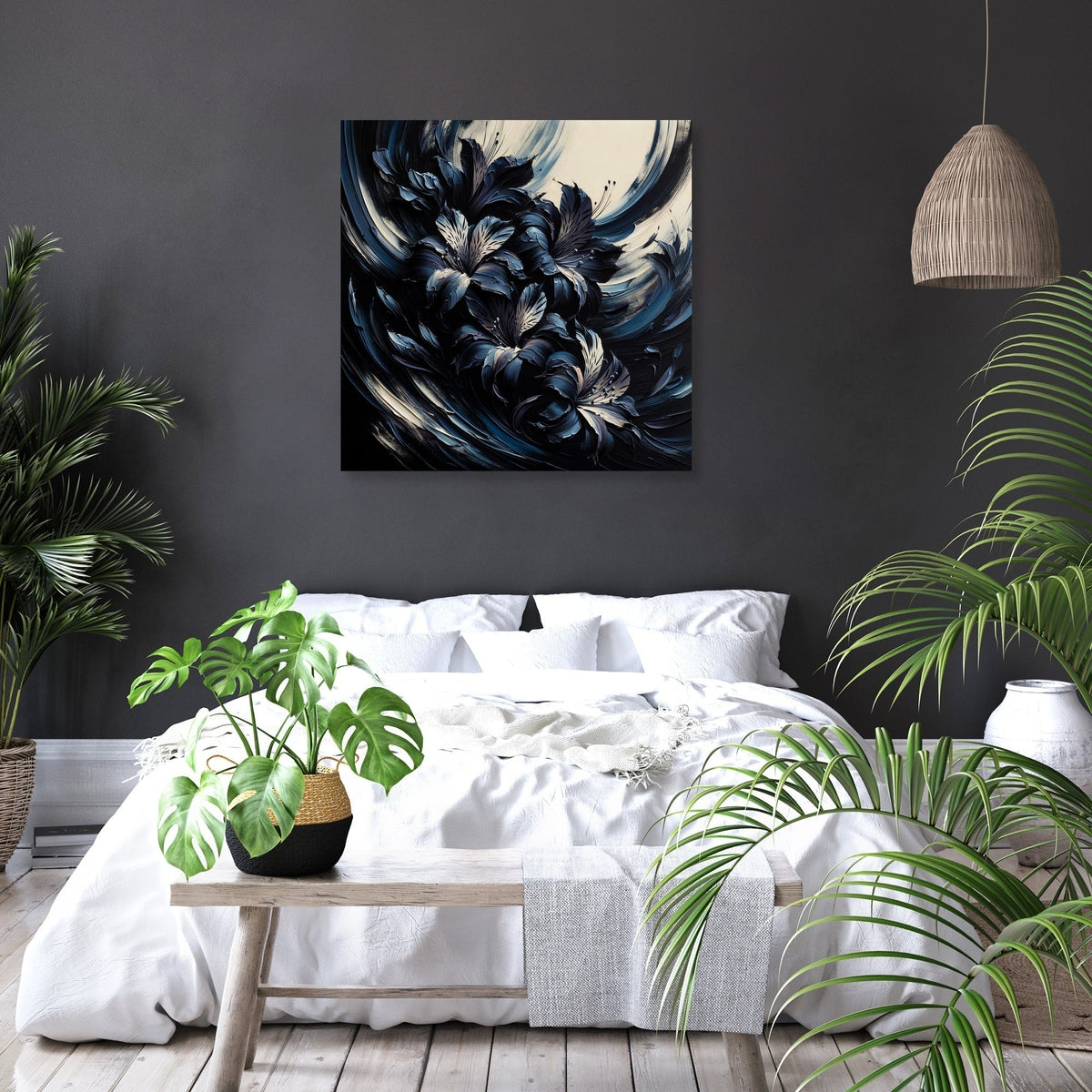 Alstroemeria Abyss Canvas
