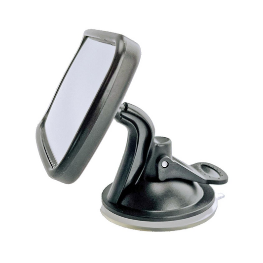 Small Wide Angle Interior Car Mirror - Adjustable Suction Cup for Extra Visibility