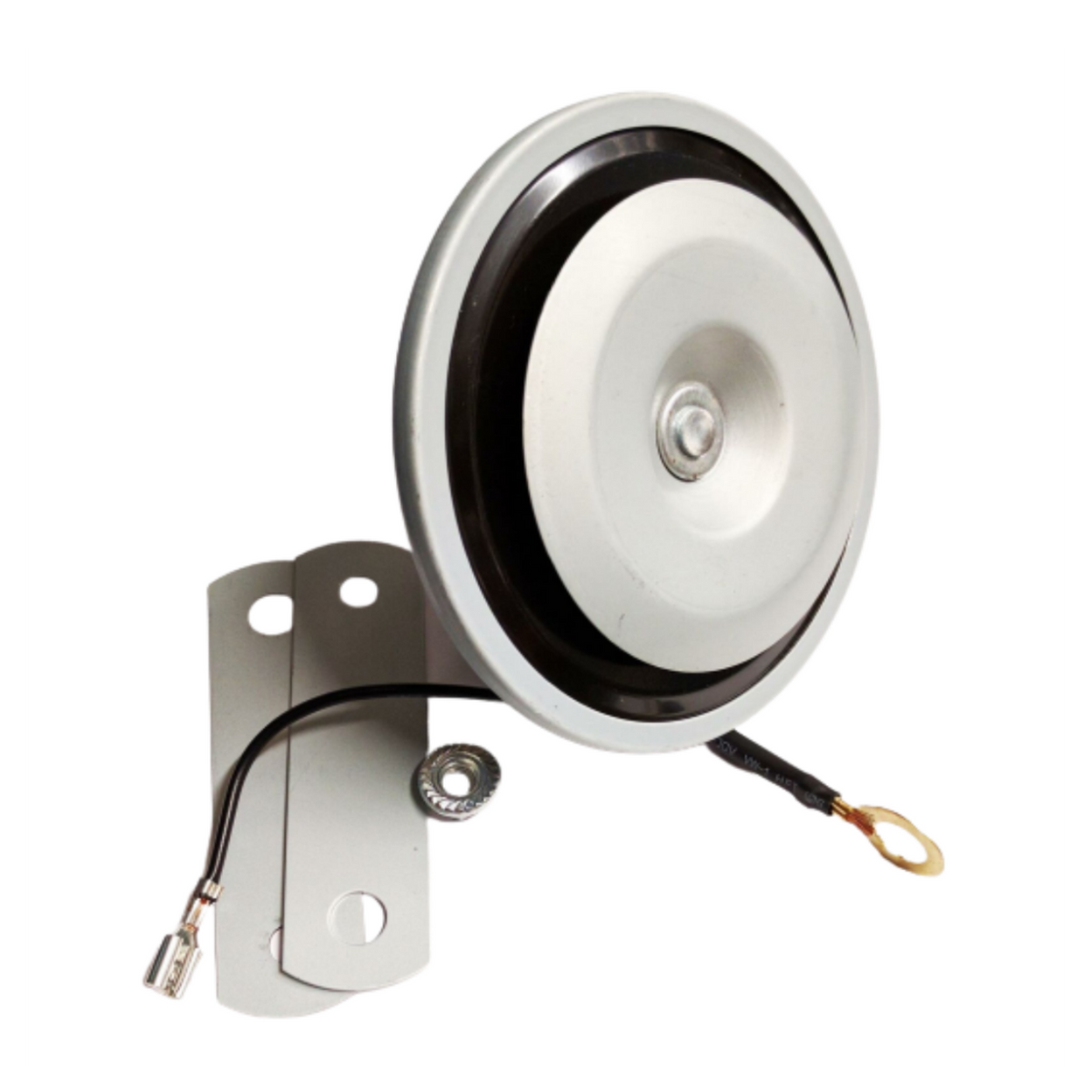 Universal 12V Low Tone Disc Horn - 110dB with Fly Lead & Bracket