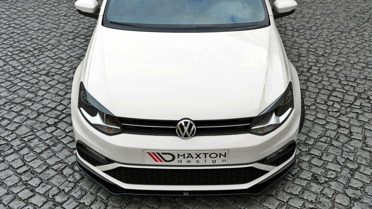 Maxton Design - Aftermarket  FRONT SPLITTER V.2 VW POLO MK5 GTI (FACELIFT) (2014-2017)