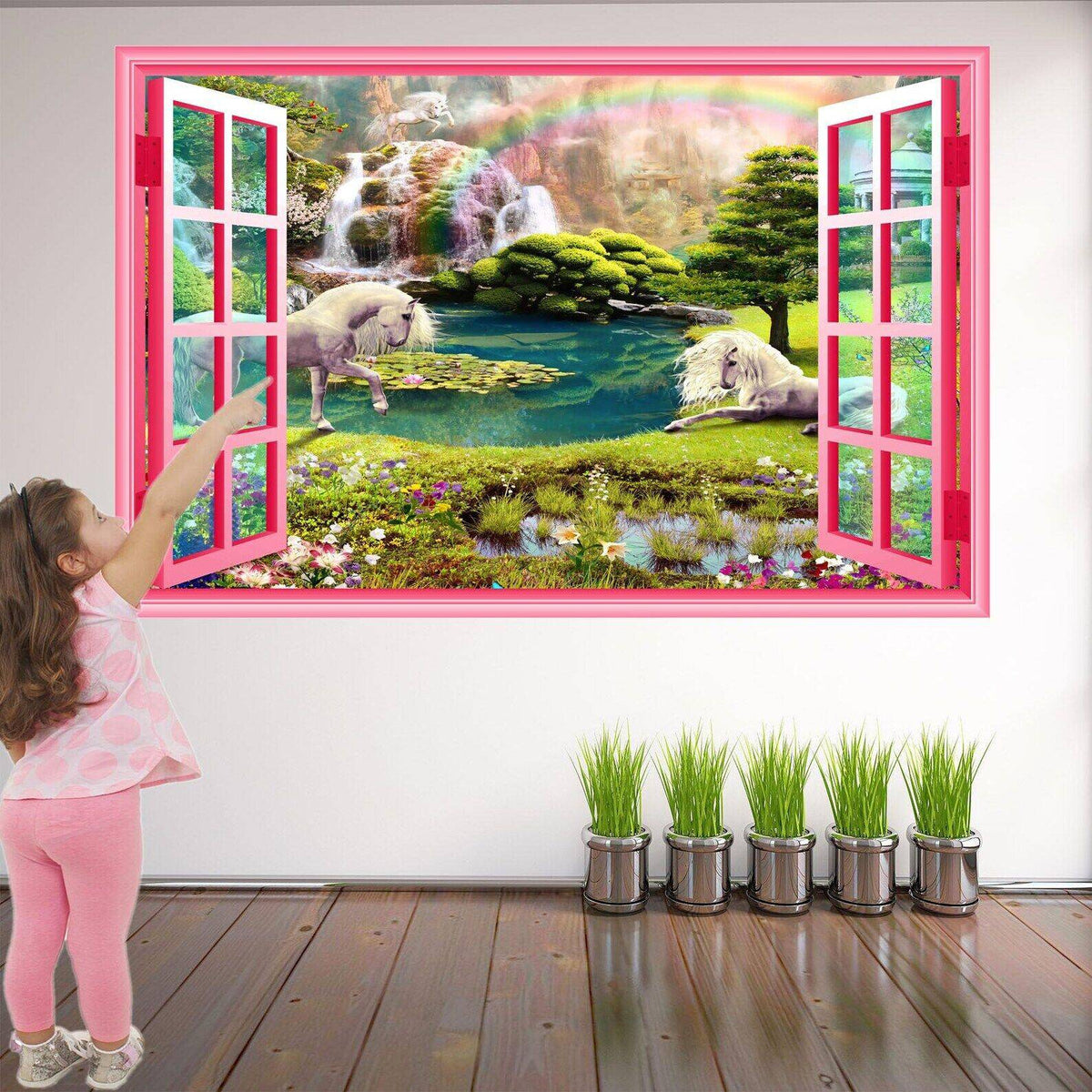 Enchanted Forest Unicorn Wall Decals & Stickers