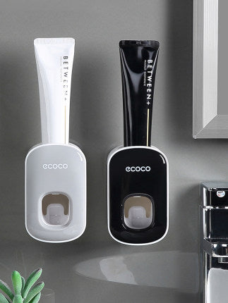 Wall-Mounted Toothpaste Dispenser - Bathroom Accessory Set