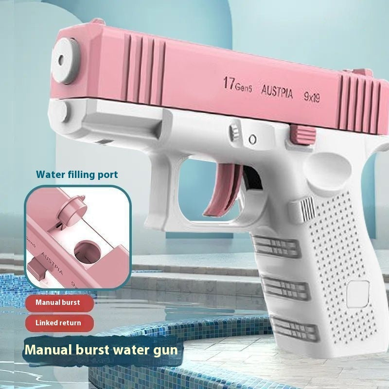 Water Gun Toy New Automatic Continuous Hair Children Automatic Water Spray