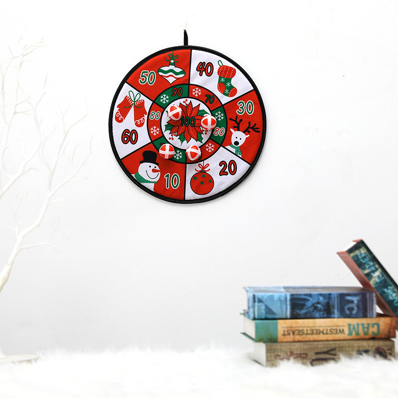 Christmas ornament toy ball dart board