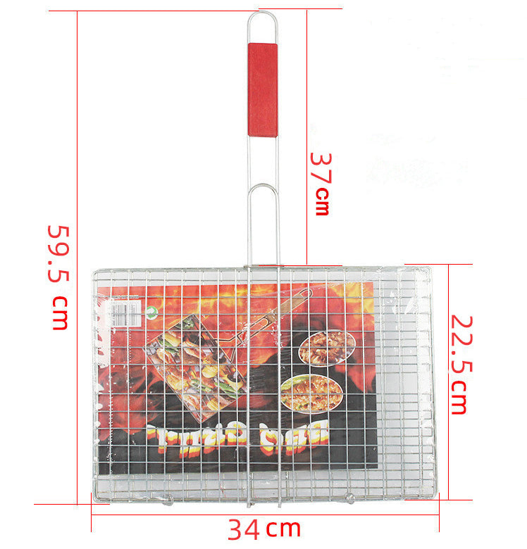Hamburger Barbecue Grill Tool Galvanized Iron Wire