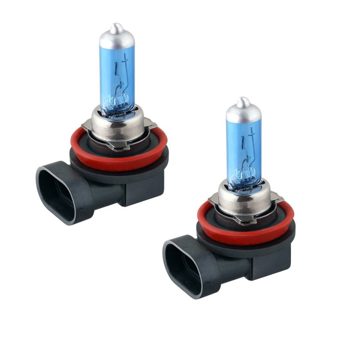IllumiNite H8 35W Ice White Halogen Fog & Cornering Light Bulbs – 6500K (708 | PGJ19-1)