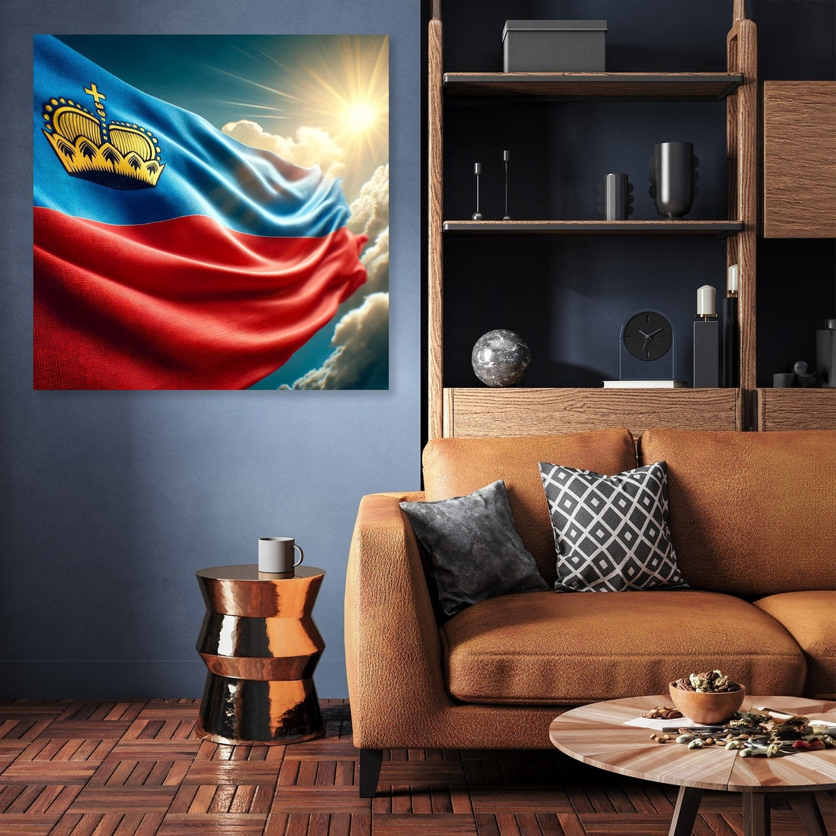 Liechtenstein Skyline Canvas