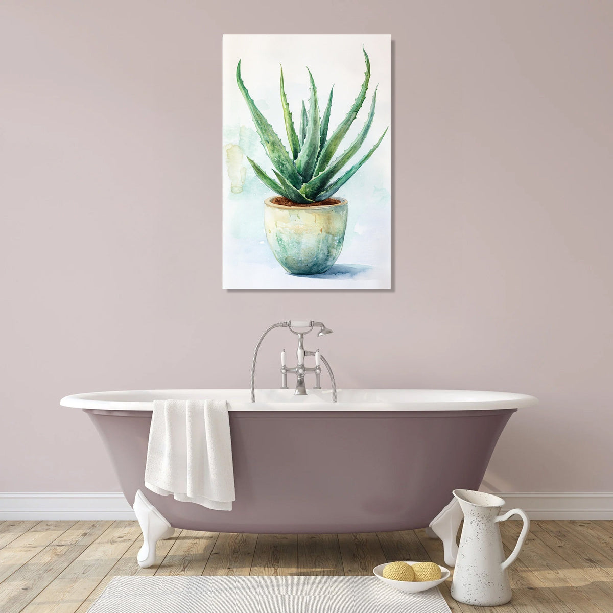 Healing Aloe Vera Canvas