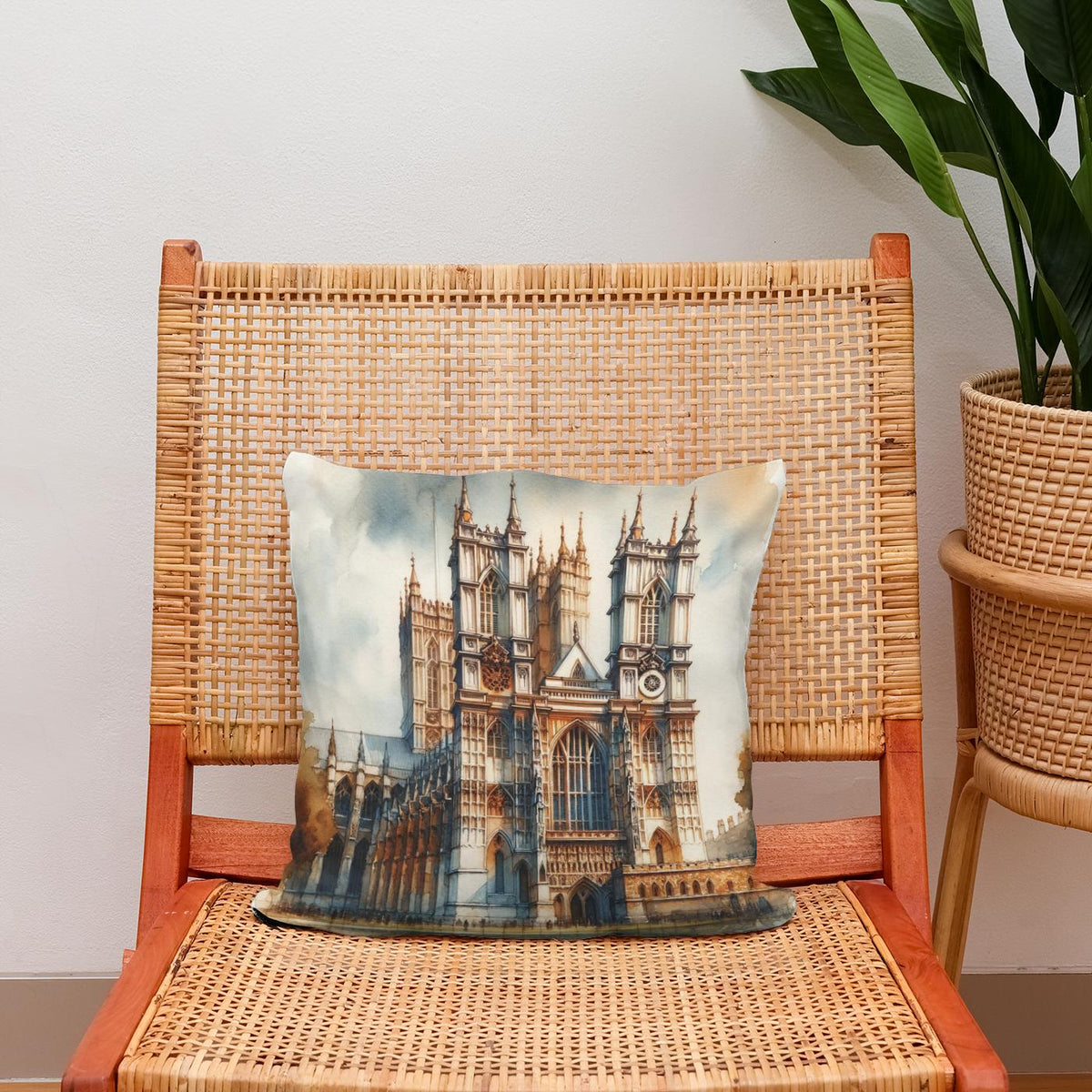 London Westminster Abbey Warmth Cotton Cushion