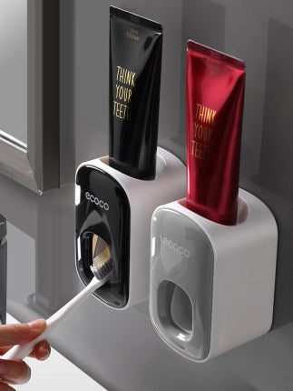 Wall-Mounted Toothpaste Dispenser - Bathroom Accessory Set