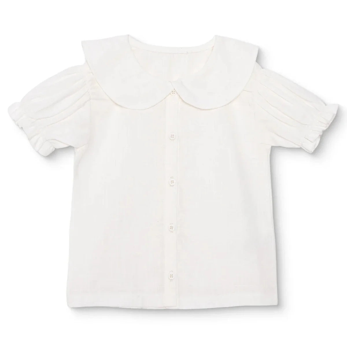HelloBaby Short Sleeve Baby Shirt (6-9 Months to 4-5 Years) - Ecru