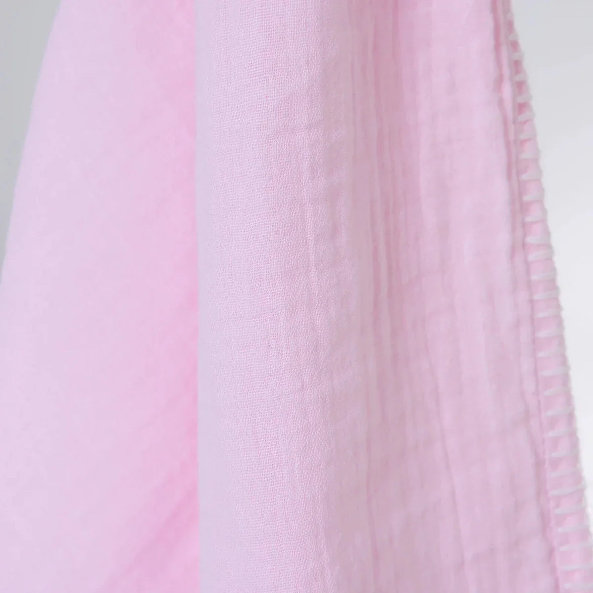 Mollia Two-Layer Muslin Baby Blanket (80 x 100 cm) - Pink