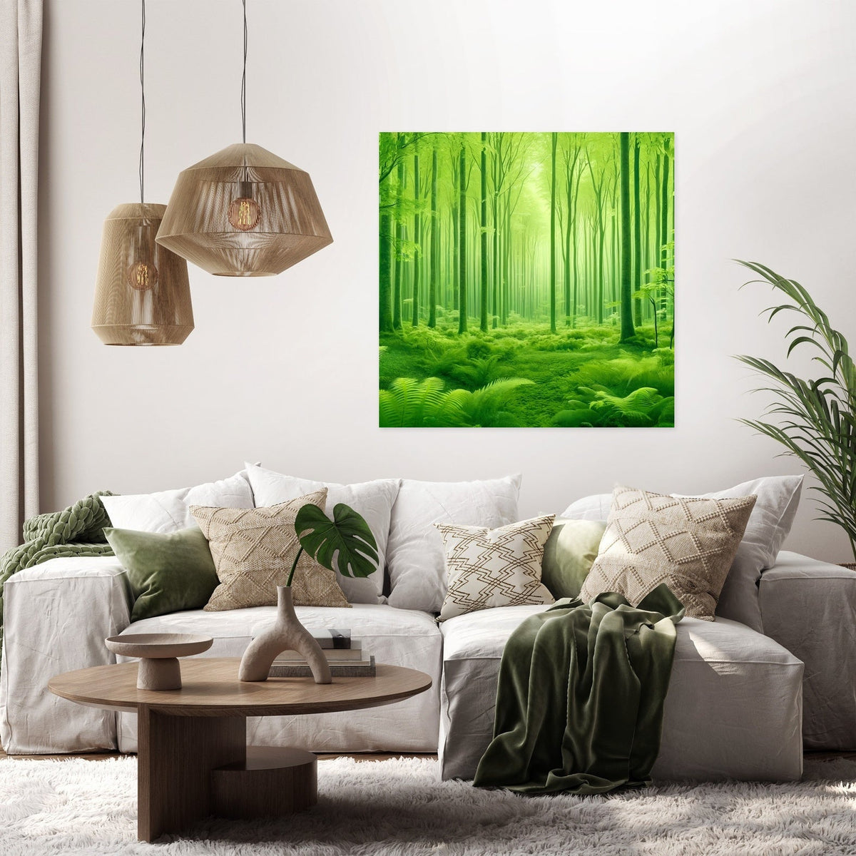 Lime Green Canopy Canvas