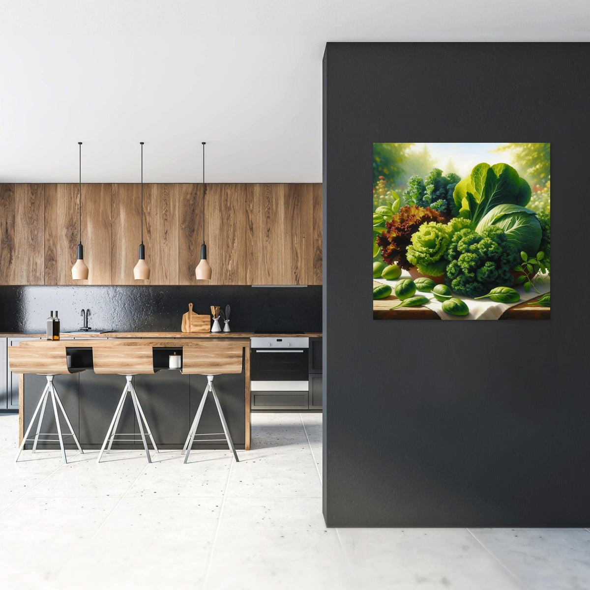 Gathering of Greens Canvas