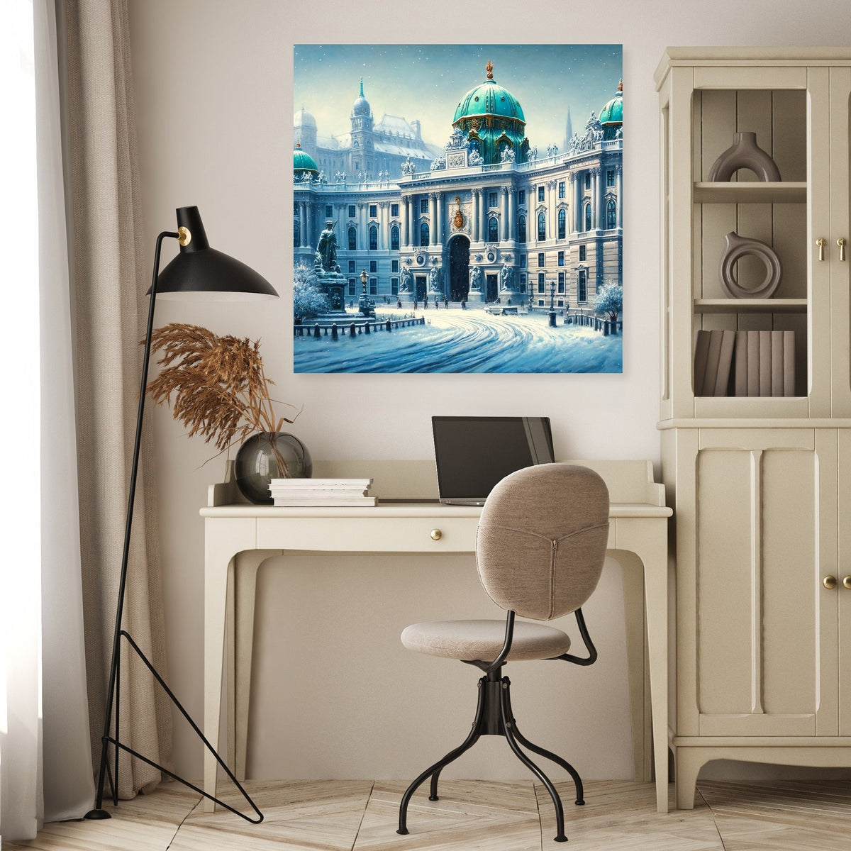 Vienna Winter at Hofburg Canvas