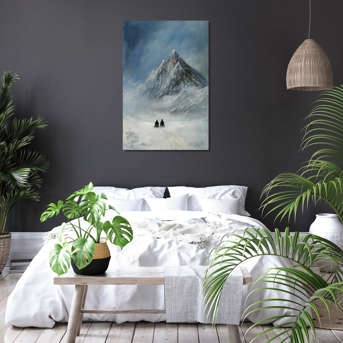 Sledging Adventure Canvas