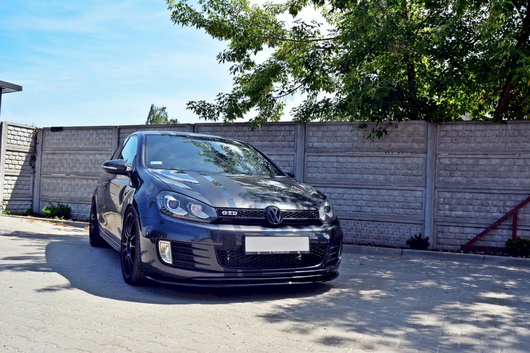 Maxton Design - Aftermarket  FRONT SPLITTER VER.2 VW GOLF VI GTI