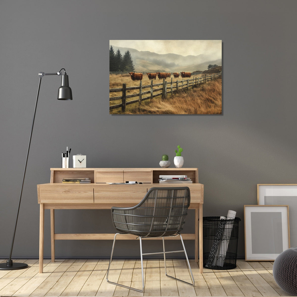 Highland Cows Canvas