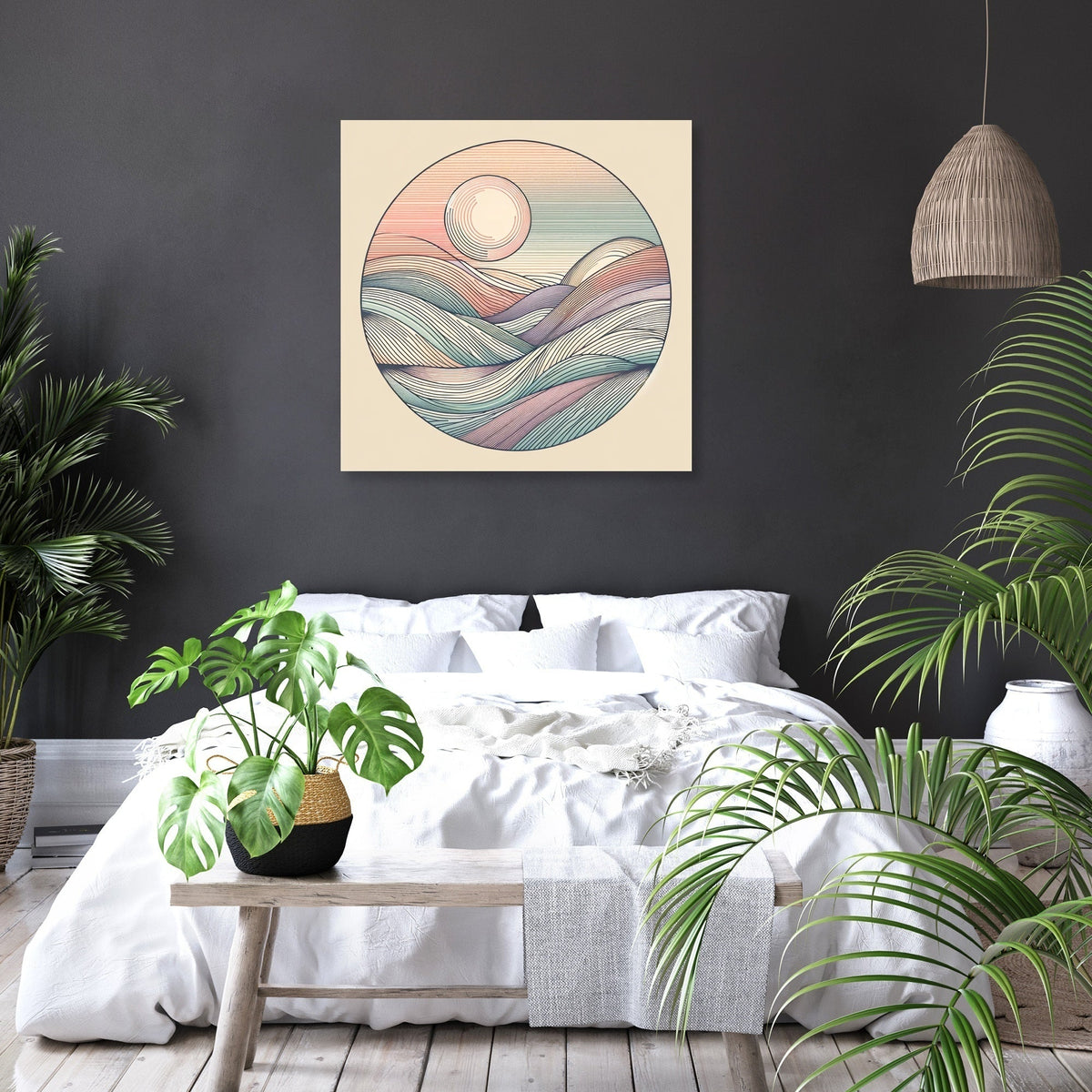 Pastel Serenity Canvas