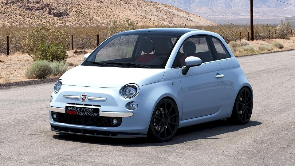 Maxton Design - Aftermarket  FRONT SPLITTER V.1 FIAT 500 PRE-FACELIFT (2007-2014)
