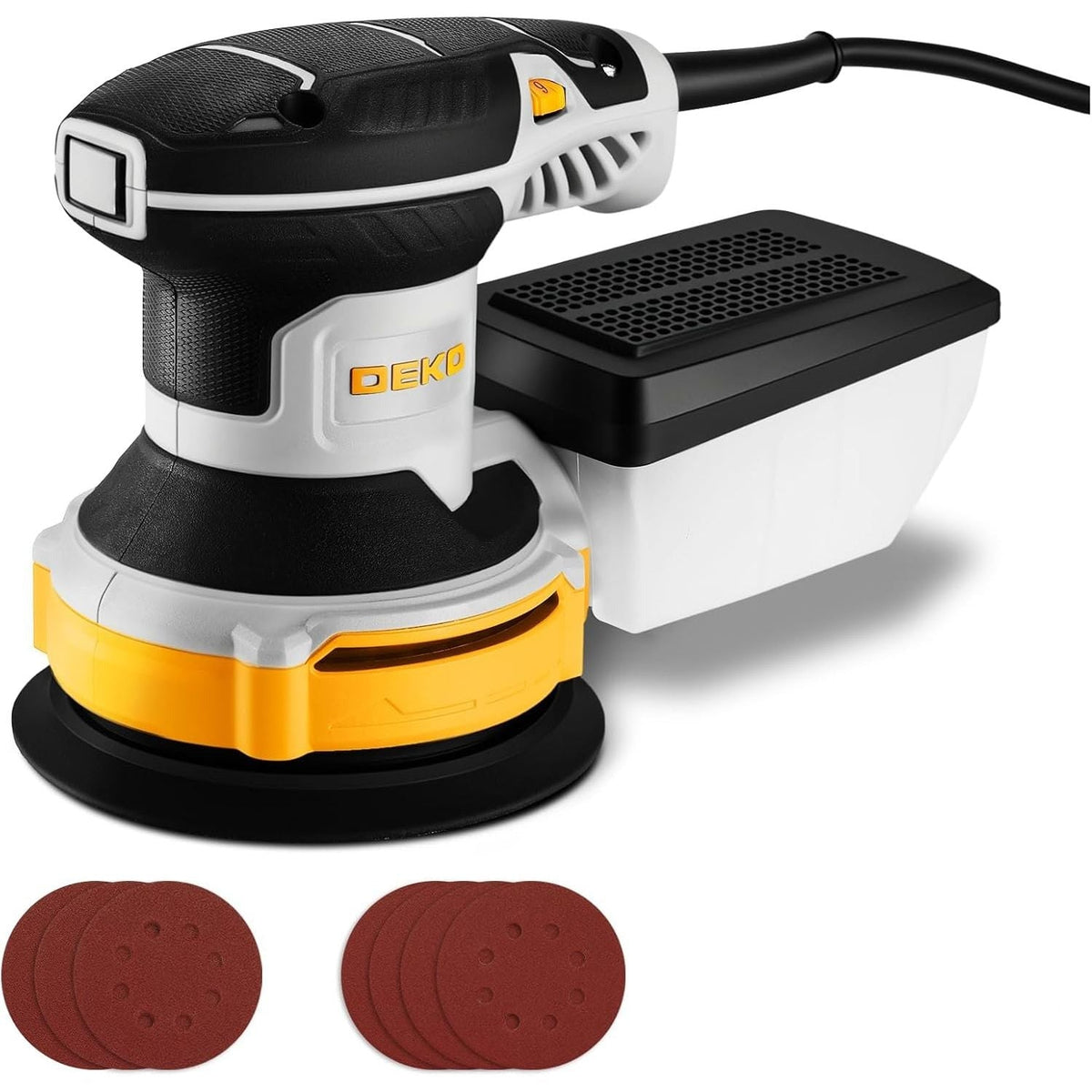 Random Orbit Sander 300W 125mm Variable Speed 14000RPM DEKOPRO