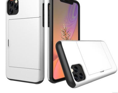 Premium Leather Card Holder Phone Case - Slim Wallet Case for iPhone