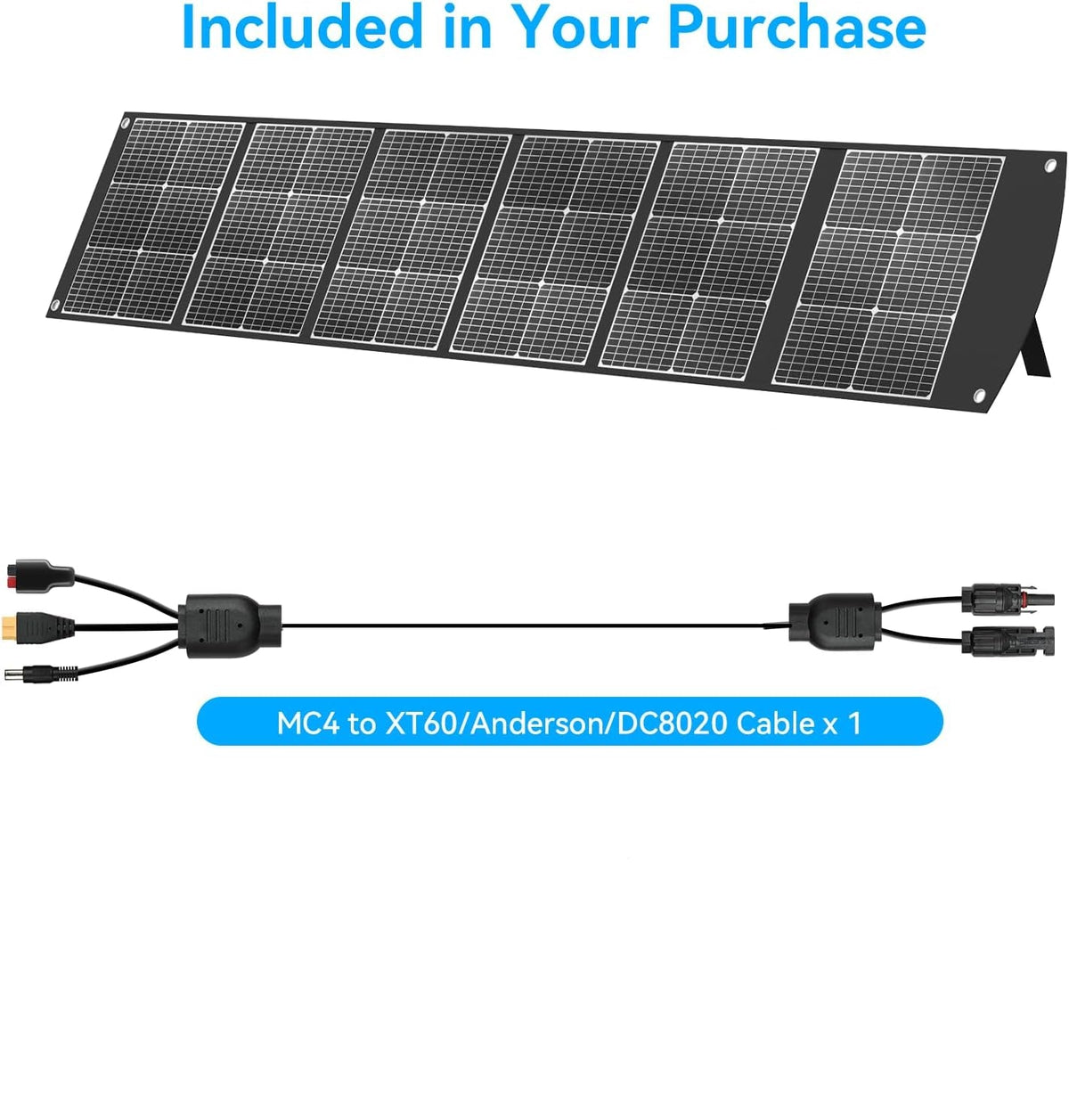 400W Portable Solar Panel Foldable MC4 Solar Generator Ecosonique